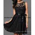 Women′s Sexy Fashion Wholesale Party Girl Lace Dress